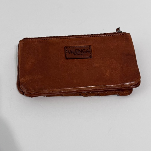 Valenca Elegant Brown Woven Leather wallet - Picture 3 of 4